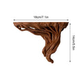 Tree Root Wall Shelf Bohemian Rustic Floating Storage Rack Wall Mount Decor