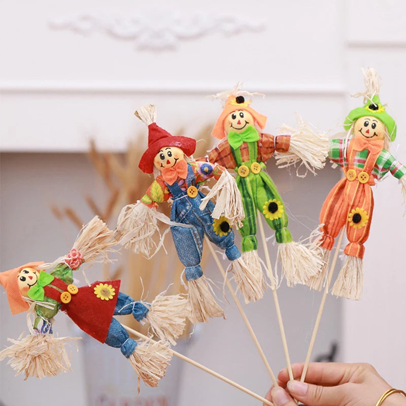 Autumn Harvest Scarecrow Garden Decoration Halloween Yard Decor