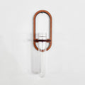 Wood Hydroponic Plant Wall Rack with Vase Holder for Home Decor