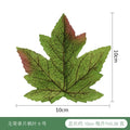 Artificial Maple Leaf Fall Decorations 50pcs Harvest Festival Home Decor Boneless Feel