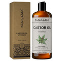 Organic Castor Oil 16oz Cold Pressed Moisturizer for Skin Hair Nourishment