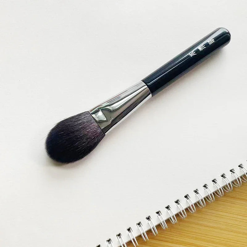 Professional Blusher Brush with Goat Hair for Powder & Bronzer Makeup