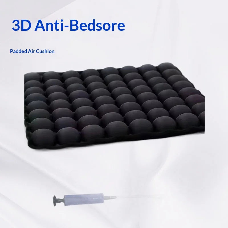 Anti-Decubitus 5D Air Cushion with 56 Interconnected Airbags for Pressure Relief Seat Pad