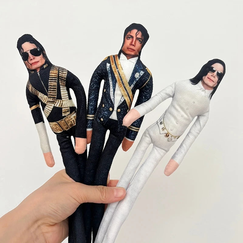 Funny Michael Jackson Action Figure - Abstract Joint Mobility Doll for Party & Decor