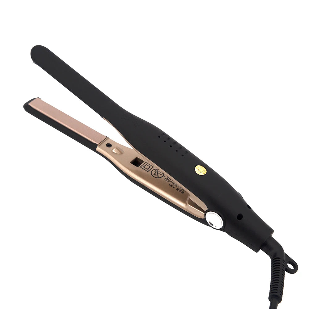 Professional Ceramic Coated Flat Iron for Short Hair & Beard Styling