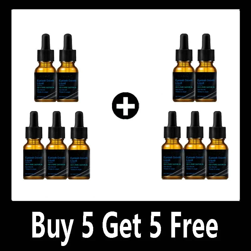 Eyelash Growth Serum Lengthen & Thicken Natural Curl Lash Enhancer 7Days