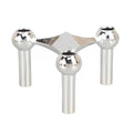 Nordic Steel Candlestick Holders Set for Living Room Decor - Small 10cm Candle Stands
