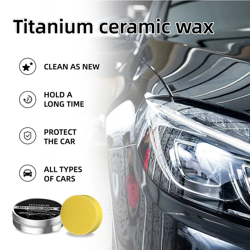 Ceramic Car Wax Cream 100g - Scratch Repair & Exterior Paint Protection