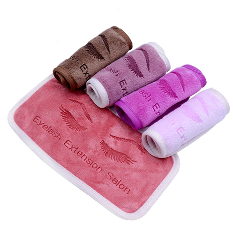 Eyelash Extension Forhead Soft Towel Sticker Stand Lash Pads Tray Holder Salon Tool