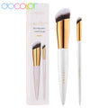 Angled Foundation & Concealer Makeup Brush Set - Vegan Synthetic Bristles