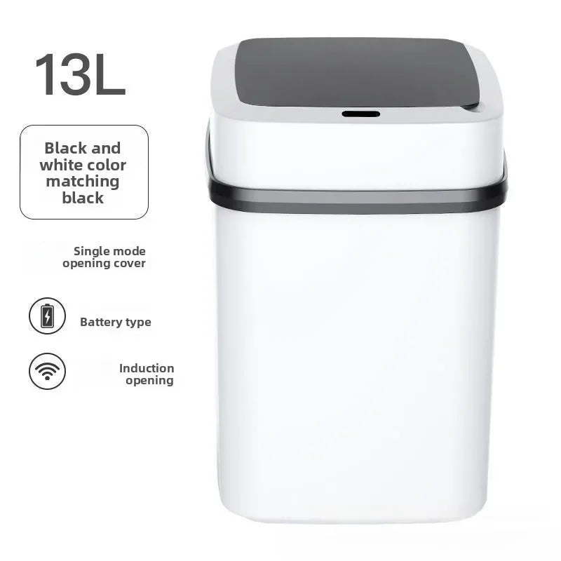 Smart Sensor Trash Can with Odor Control for Home & Bathroom