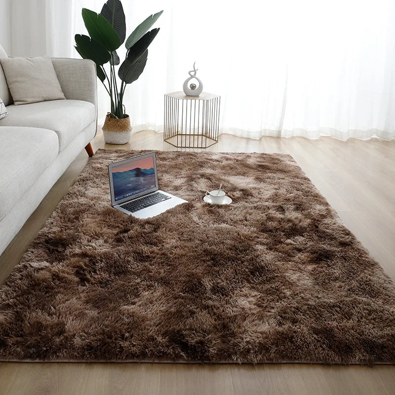 Machine Washable Shaggy Area Rug for Bedroom and Indoor Floors – Soft Non-Slip Carpet