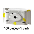 Disposable Food-Grade Plastic Wrap Covers 100-Pack for Kitchen & Refrigerator Storage