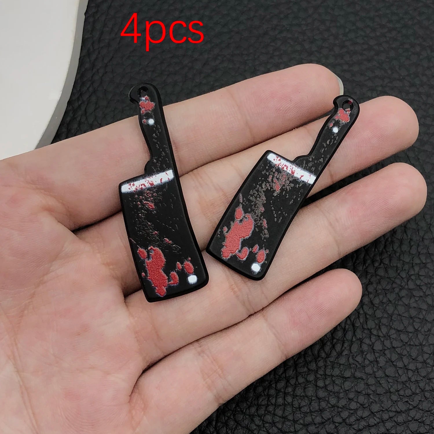 20 Fake Knife Charms for Jewelry Making Halloween Horror Pendants DIY Accessories