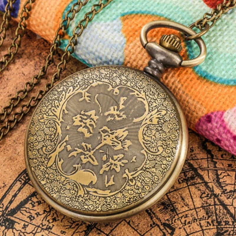 Vintage American Presidential Pocket Watch with Eagle Design for Men & Women