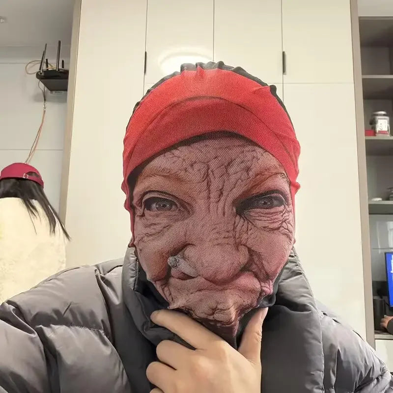 Realistic Halloween Mask for Cosplay and Role Play - Masquerade Costume Face Covering