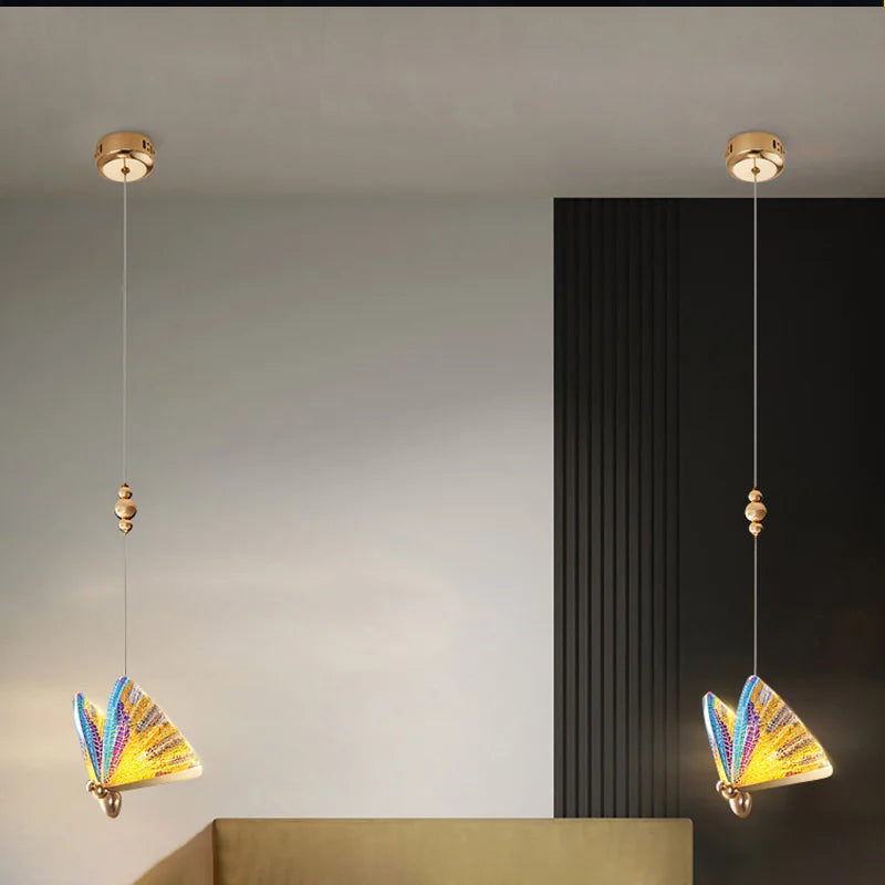 Modern Butterfly LED Pendant Light Indoor Lighting Fixture for Home Decor