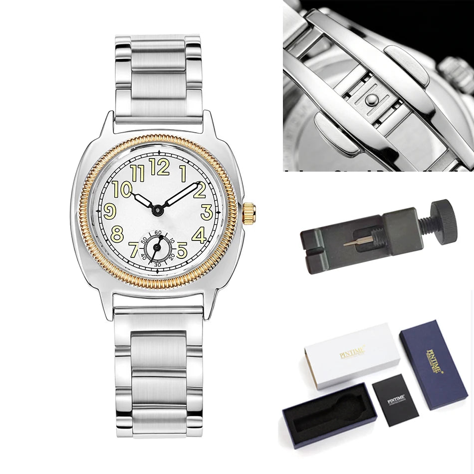Unisex Y2K Retro Luminous Stainless Steel Quartz Watch Multiple Colors
