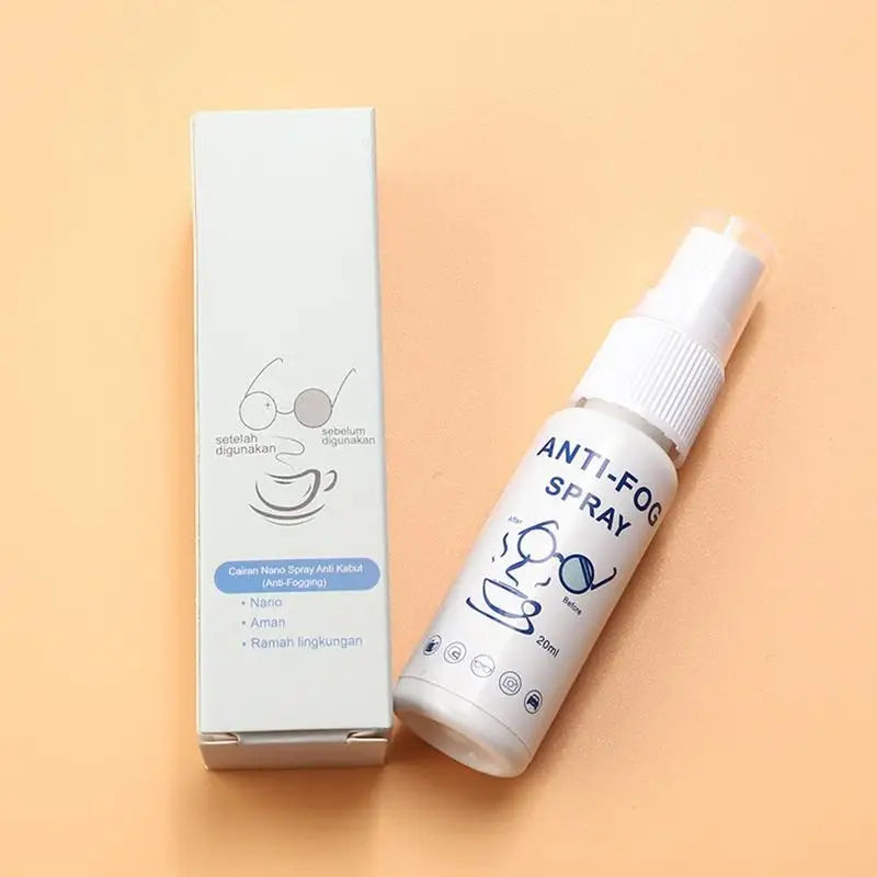 Anti-Fog Spray for Swim Goggles and Glasses - 20ml Long-Lasting Lens Cleaner