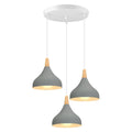 Modern Loft Pendant Lights 3 Heads for Living Room Kitchen Bedroom Home Decor