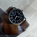 Men's Retro Zeppelin Airship Quartz Watch with Calendar and Business Style