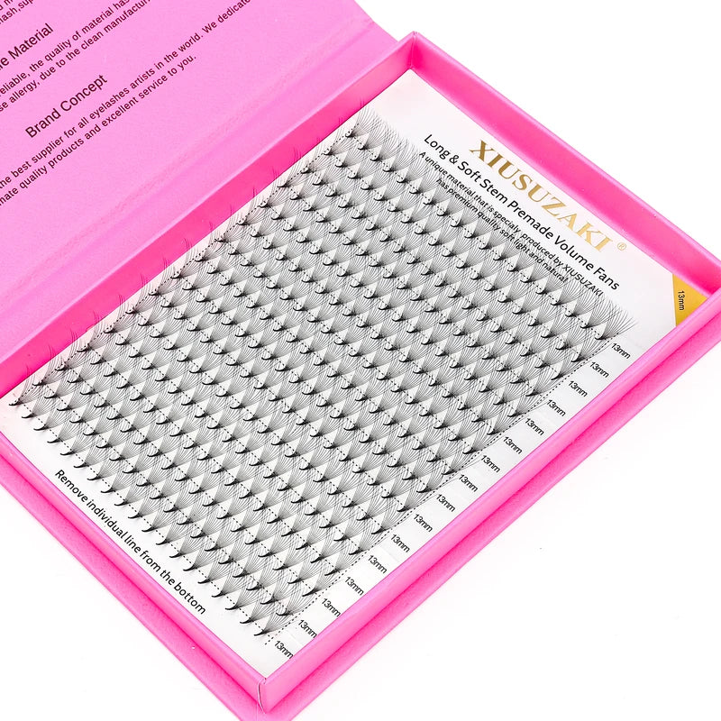 Premade Volume & Russian Style Eyelash Extensions 3D-16D, Pointed Base