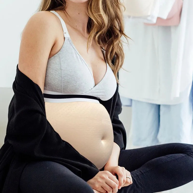 Breathable Lightweight Fake Pregnancy Belly for Role Play - Realistic Tummy