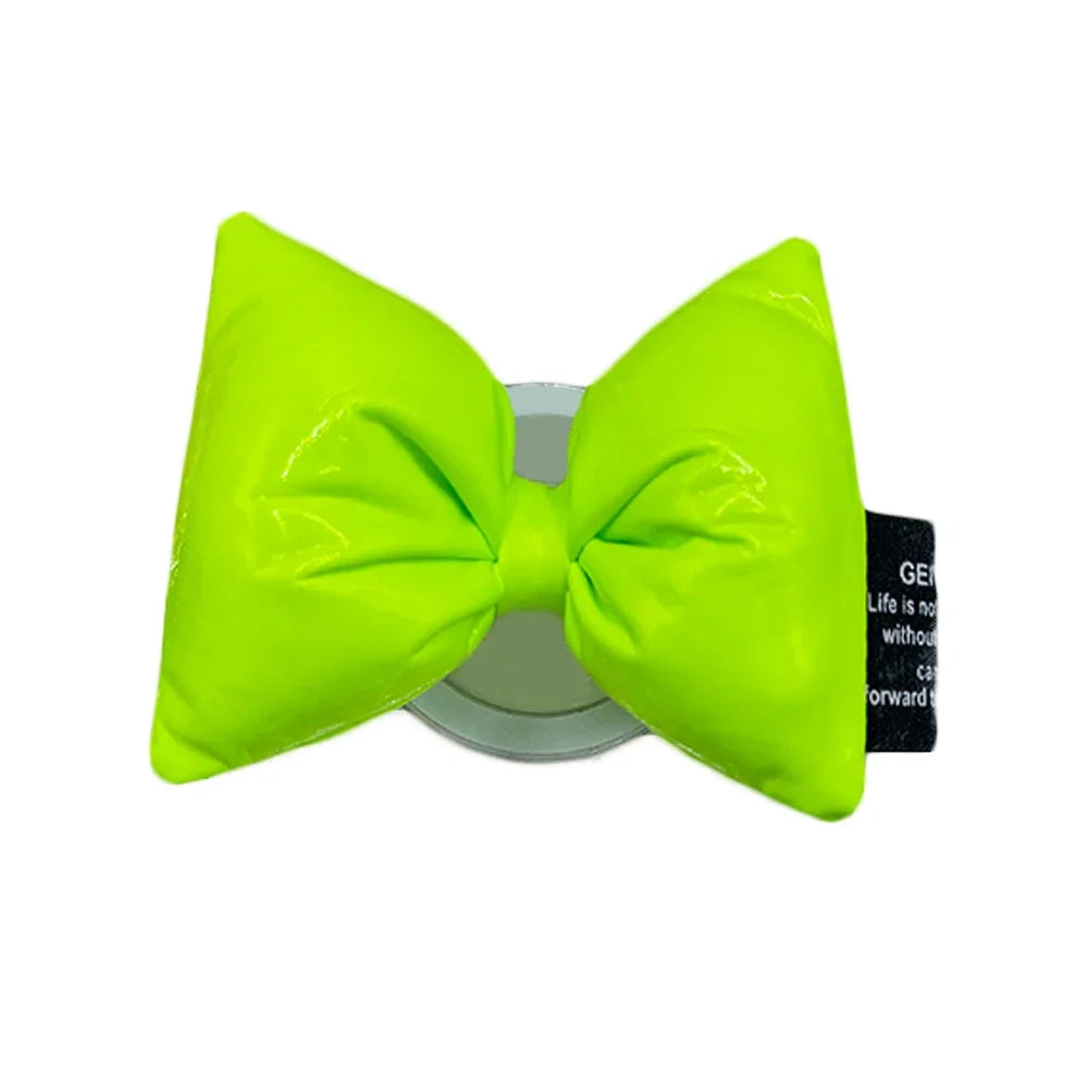 Cute Magnetic Phone Grip Ring with Bowknot for iPhone, Magsafe Stand & Support