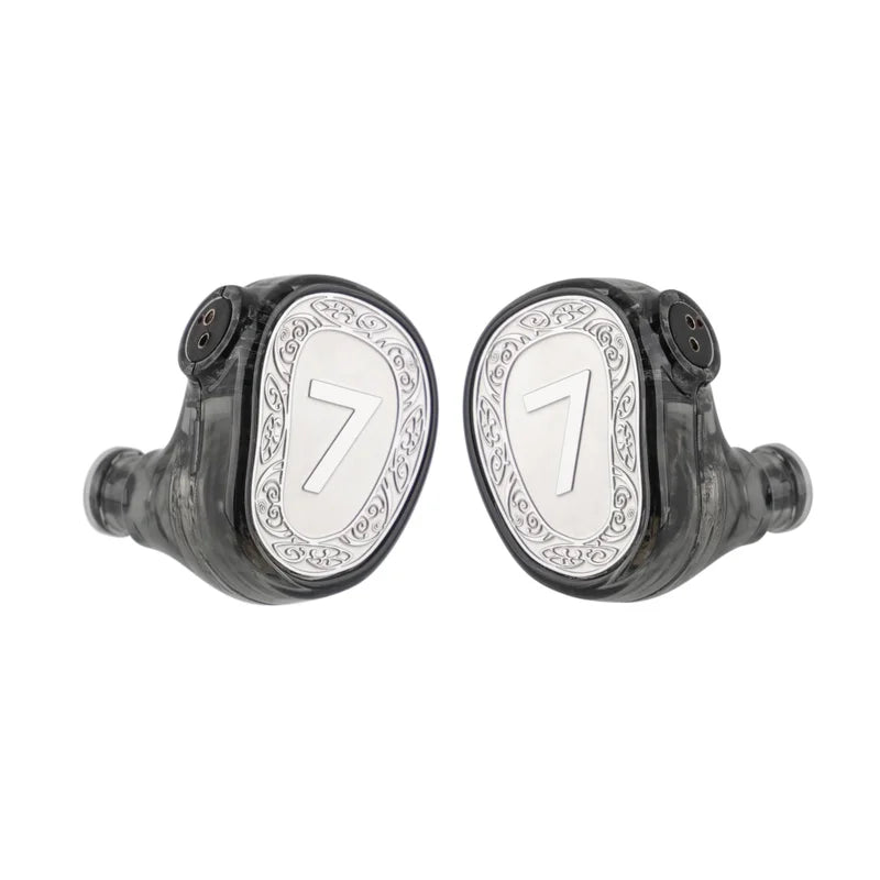 Dual Dynamic Driver Earphones with Detachable Cable and Target Curve Tuning