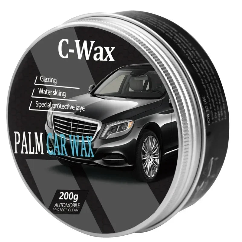 Car Wax Crystal Plating Set Hard Glossy Paint Coating Scratch Repair with Sponge