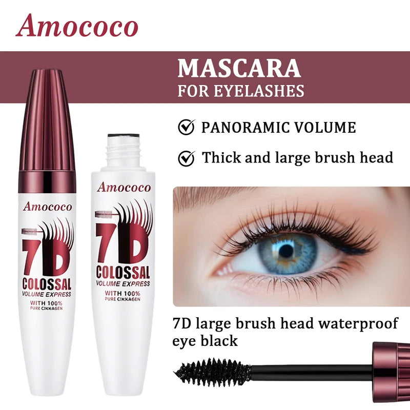 Volumizing & Lengthening Eyelash Mascara Set - Long Lasting, Easy Application for Women