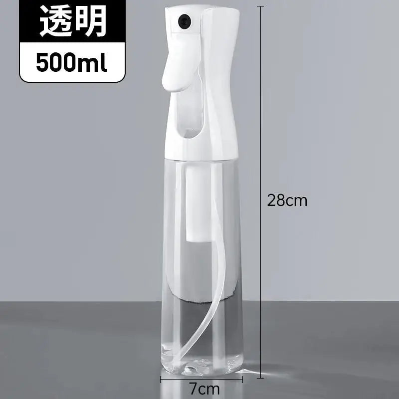 Refillable Hair Spray Bottle with Continuous Mist Watering Can for Salon and Hair Styling