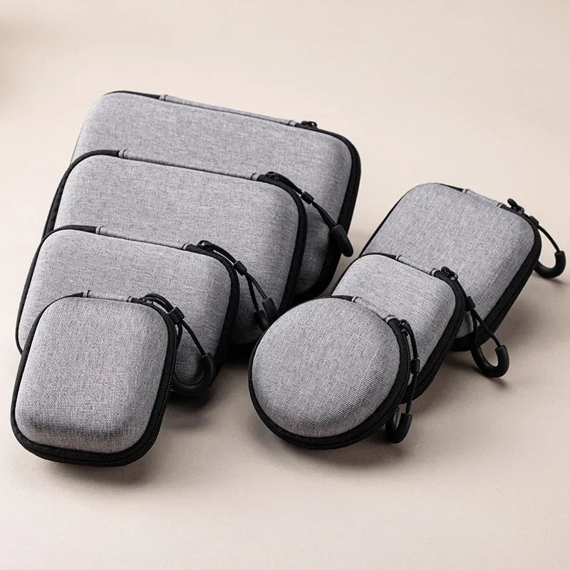 Multi-Function EVA Storage Box for Hard Drives Cables Power Banks Organizer – Digital Accessories