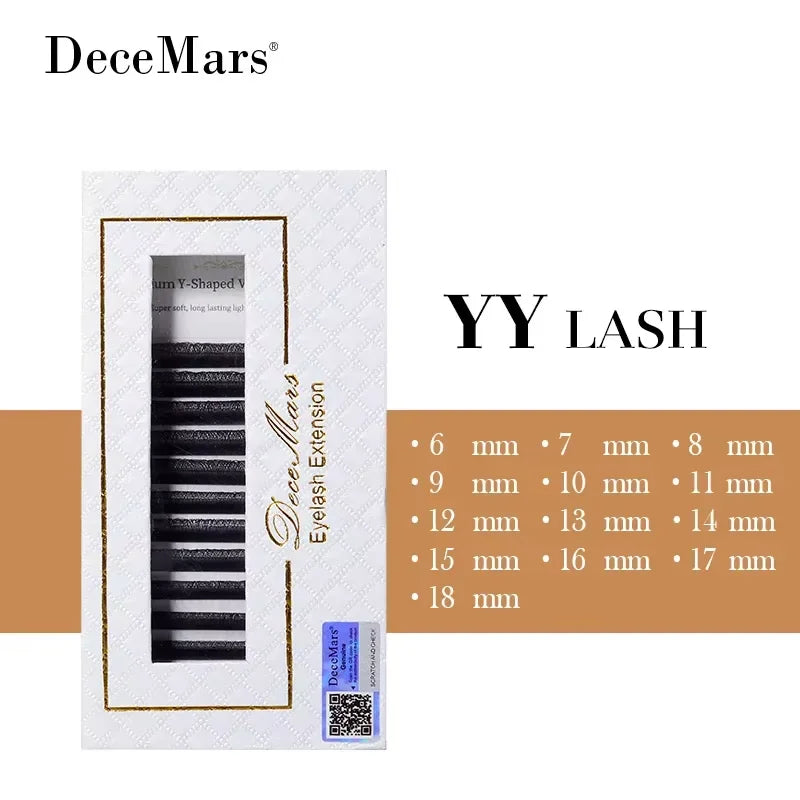 Eyelash Extension Kit 6mm-18mm Length False Lashes with Curl & Color Options