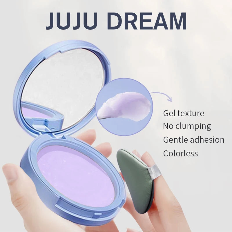 Waterproof Long-Lasting Face Powder for Makeup Touch-Ups - Oil Control & Easy Removal