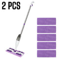 2-in-1 Spray Mop with Microfiber Pads for Floor Cleaning, Wet & Dry Use