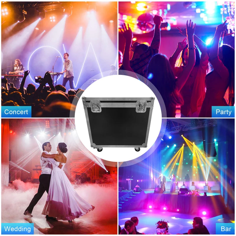 Flight Case for 2x 230W LED Moving Head Lights DJ Stage Lighting Transport Case