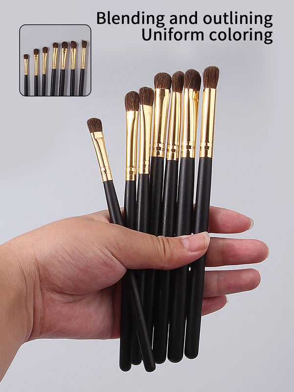 28-Piece Professional Eye Makeup Brush Set with Eyeshadow & Application Brushes