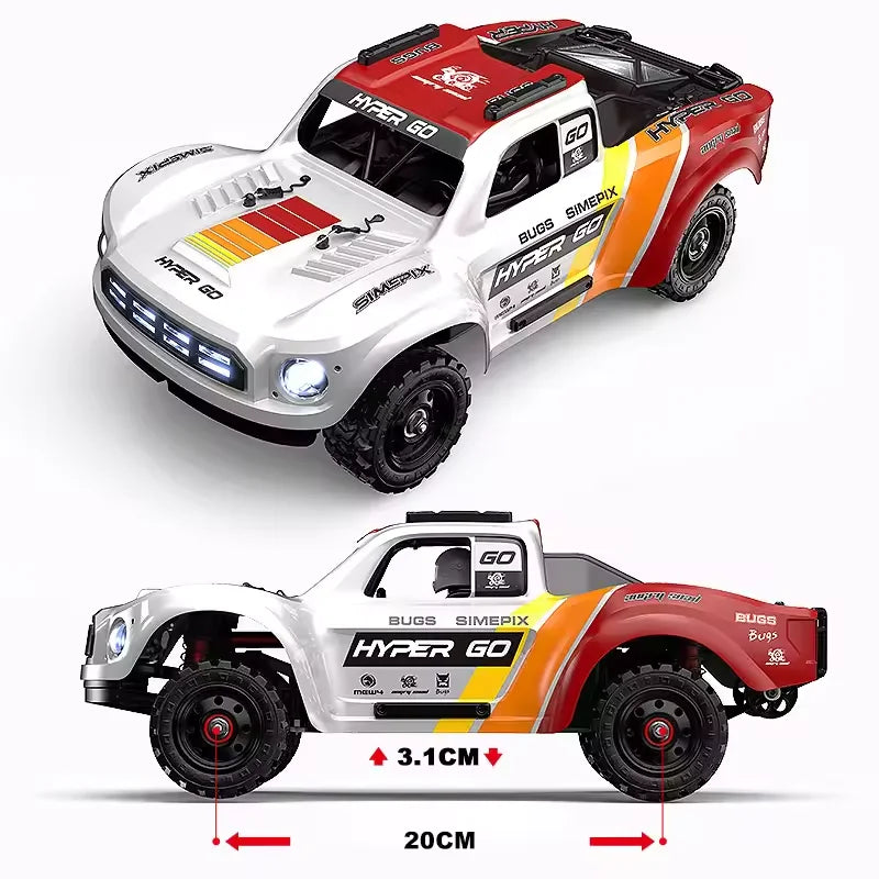 Remote Control Racing Truck 1/14 Scale Brushless Motor 47 KM/H 4WD RC Car