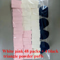 Mini Latex-Free Makeup Sponges Triangle Puff Set for Foundation Blush Eye Shadow