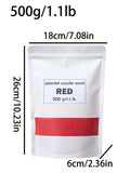 Colorful Granular Wax for Candle Making Sand Painting DIY Materials 500g