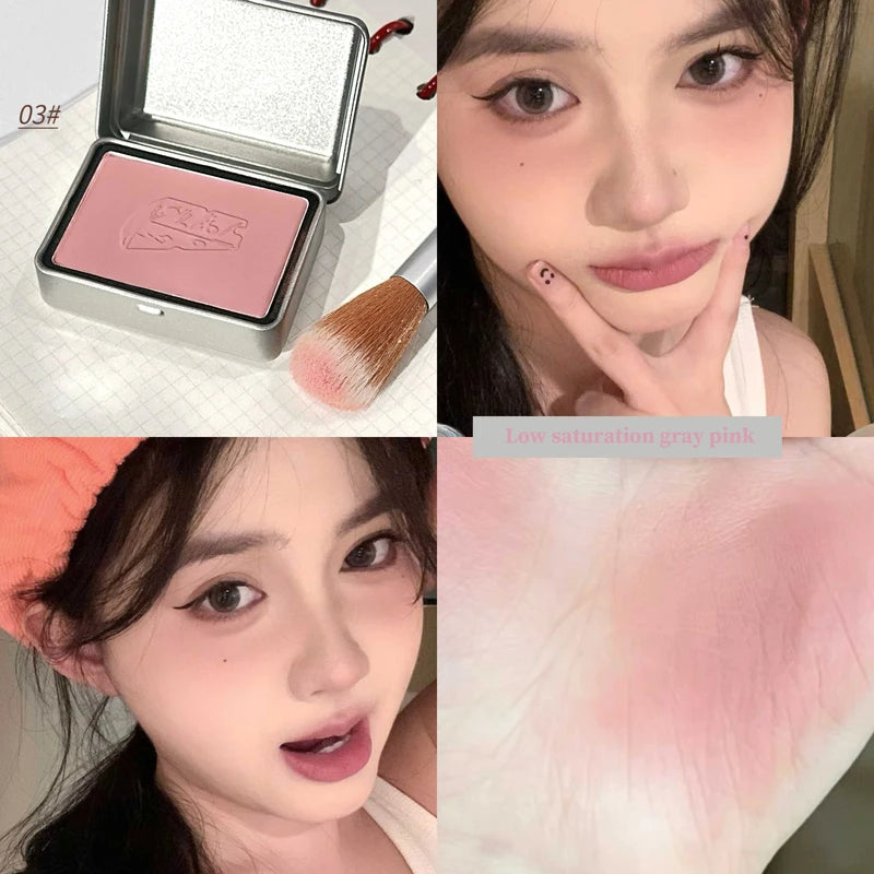 Low Saturation Gray Pink Lipstick - Long-lasting Lip Makeup Rouge