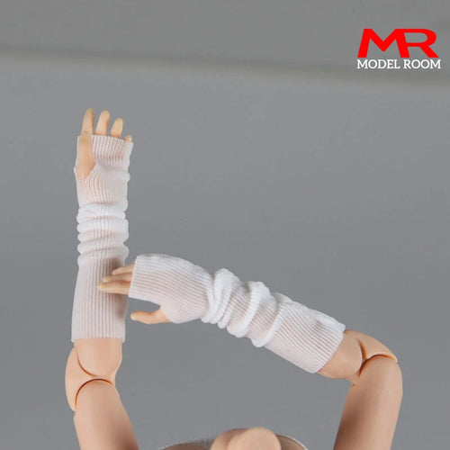 1/12 Scale Female Arm Gloves for Action Figures - Doll Accessories, Multiple Colors