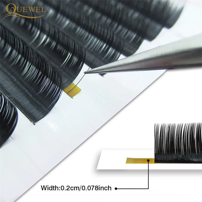 Eyelash Extension 12 Lines Tray Silk False Lashes Professional C/CC/D Curl