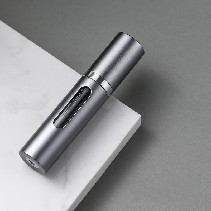 8ml Glass Refillable Perfume Atomizer Bottle with Spray Pump - Portable Travel Cosmetic Container