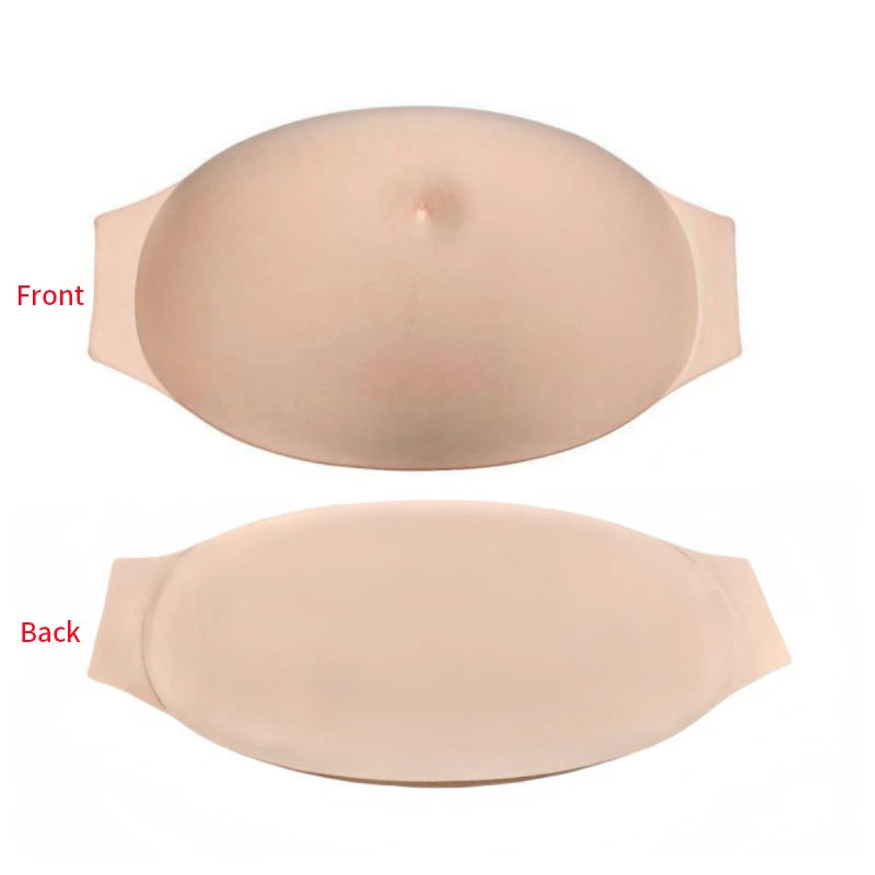 Breathable Lightweight Fake Pregnancy Belly for Role Play - Soft & Lifelike