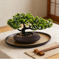 Artificial Bonsai Tree for Sushi Plate Decor - Faux Japanese Pine Tree in Pot
