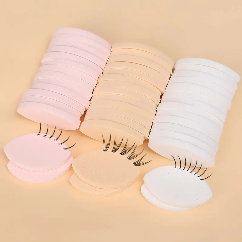 Reusable False Eyelash Practice Pads for Extensions and Makeup Training