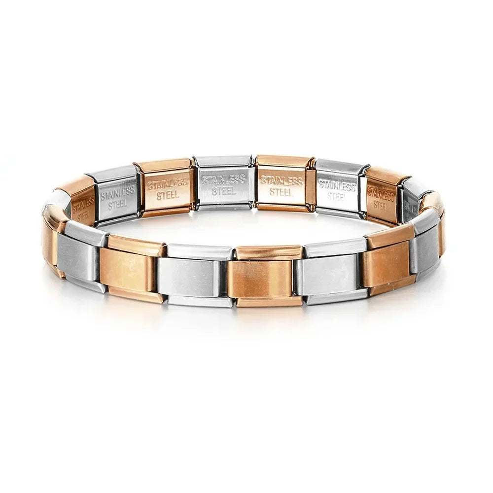 Fashion Jewelry Bracelet Links for 9mm Stainless Steel Jewelry Making – Multiple Colors