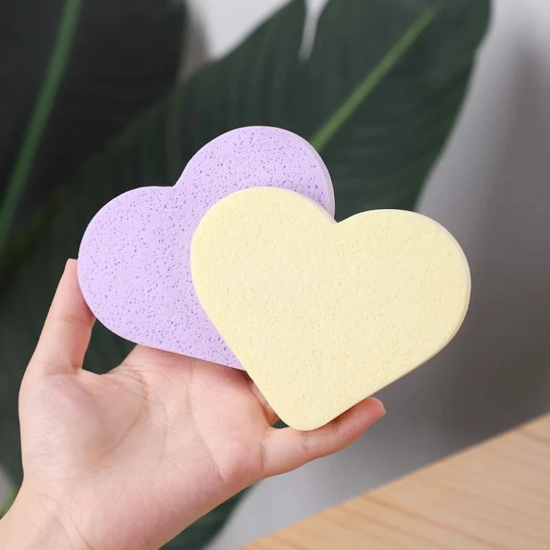 Heart-Shaped Ceramic Absorbent Sponge for Pottery and Crafting - Replenishing and Cleaning Tool